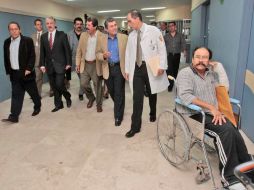 Ayer, los legisladores integrantes de la Comisión de Salud visitaron el Antiguo Hospital Civil. S. NÚÑEZ  /