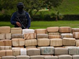 Cargamento de drogas decomisado en México. La lista de EU señala a participantes en una red de narcotráfico. AP  /