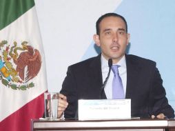 Roberto Gil Zuarth, subsecretario de Gobierno de la Segob, rechaza que el Presidente haya violeado la Constitución. EL UNIVERSAL  /