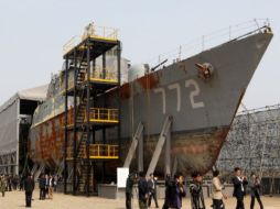 Corea del Norte no recibió sanciones de parte de la ONU por el incidente del 'Chenoan' dado que no se le pude hacer responsable. AFP  /