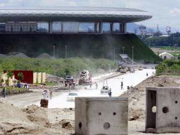 En un recorrido por las inmediaciones del estadio, se comprobó que la infraestructura vial todavía está incompleta. A GARCÍA  /