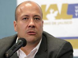 Enrique Alfaro, presidente municipal de Tlajomulco, asegura que el apoyo de las policías estatales y federales es necesario. A. CAMACHO  /