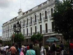 La salida de los juzgados civiles del edificio Luis Manuel Rojas, será el primer “golpe” para el corazón de la ciudad. A. HINOJOSA  /