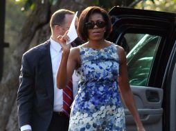 Michelle Obama quien hará una visita al país ibérico mientras su esposo, Barack Obama, permanece en los Estados Unidos. AFP  /