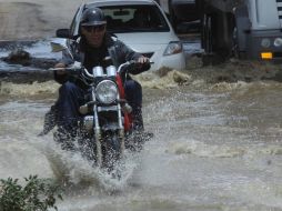 Las fuertes lluvias han provocado la crecida de diversos ríos en el país. NTX  /