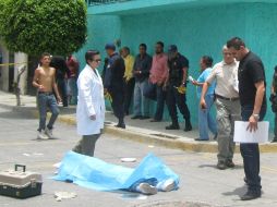 La víctima fue llevada a la morgue metropolitana donde será reclamado por su familia. O. RUVALCABA  /