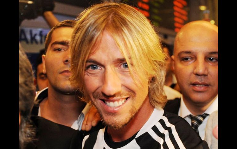 José María  Gutiérrez ''Guti'' arribó a Estambul ayer en la noche. AFP  /