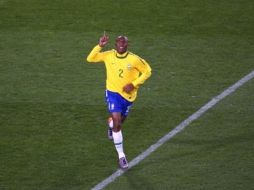 El jugador brasileño Maicon, durante su participación en el Mundial de Sudáfrica. JAMMEDIA  /
