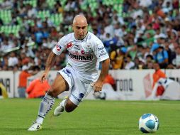 Rodrigo ''Pony'' Ruiz fue el encargado de darle la victoria al Santos Laguna. MEXSPORT  /