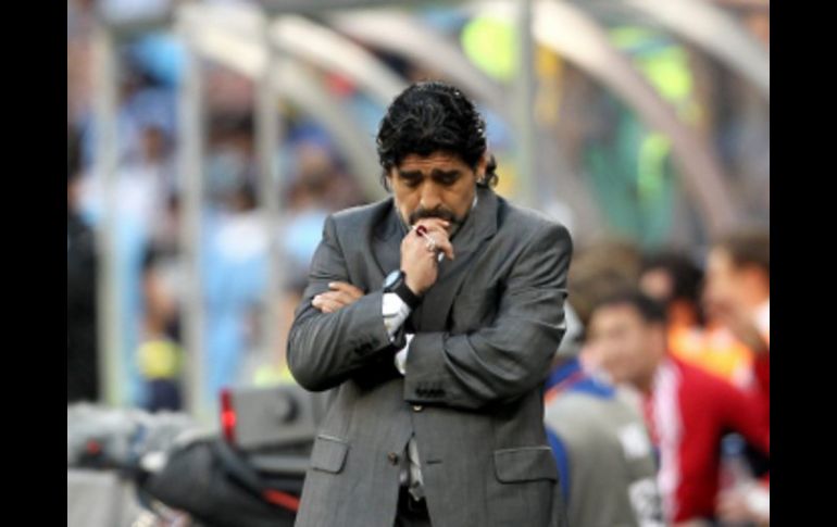 Diego Armando Maradona hablará sobre su salida de la Selección de Argentina. EFE  /