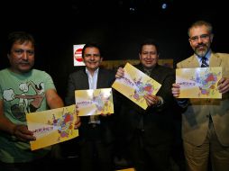 Jorge Triana, Carlos Sánchez, Ricardo Duarte y Guillermo Gómez Mata presentaron las actividades de esta edición de Divercine.E. BARRERA  /