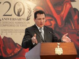 El Presidente de la CNDH, Raúl Plascencia. ARCHIVO  /