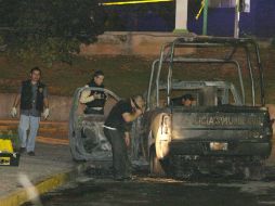 Supuestos sicarios atacaron instalaciones policiacas. NTX  /