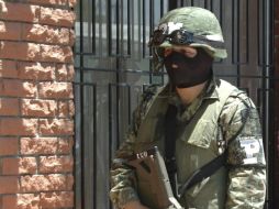 Los policías solicitaron el apoyo del Ejército Mexicano y la Policía Ministerial, para desactivar el artefacto. NOTIMEX  /