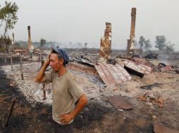 Unas mil 260 viviendas fueron consumidas por el fuego. EFE  /