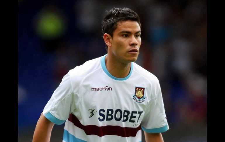 Pablo Barrera del West Ham United de la liga inglesa de futbol. MEXSPORT  /