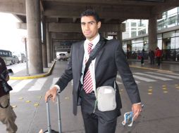 Patricio Araujo y las Chivas ya se encuentran en territorio chileno para su duelo de Copa Libertadores. NTX  /