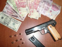 El arma de fuego será utilizada como prueba en contra del detenido. ESPECIAL  /