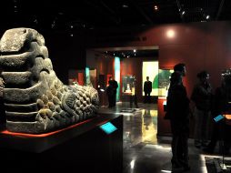 La muestra permite apreciar un momento clave de la vida del gobernante mexica. EL UNIVERSAL  /