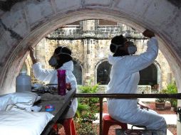 El debate sobre si los restauradores son científicos, artistas o meros técnicos, es puesto sobre la mesa. EL UNIVERSAL  /