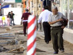 El año pasado las obras de remodelación causaron la caída en las ventas de los comercios del Centro Histórico. A. GARCÍA  /