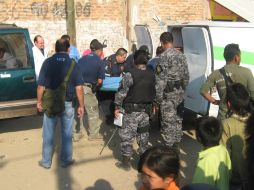 El cuerpo del hombre fue llevado al Servicio Médico Forense (Semefo) para aplicarle la necropsia de ley. O. RUVALCABA  /