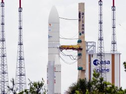 En el cohete Ariane 5 ECA viajarán los satélites Nilesat 201 y el Rascom-QAF1R. AFP  /