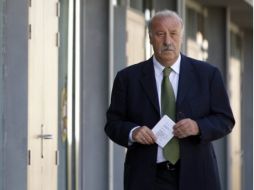 Vicente del Bosque no se confiara por el campeonato en el duelo ante el Tri. REUTERS  /