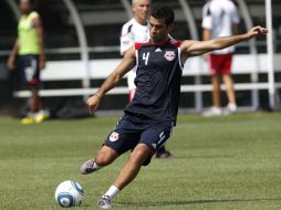 Rafael Márquez durante el entrenamiento de los Red Bulls de Nueva York. REUTERS  /
