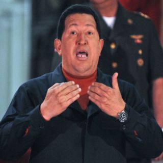 Recibe Chávez a Kirchner en Palacio de Miraflores