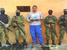 Pedro Mancilla Sánchez fue capturado en el municipio de Tuxpan, Jalisco. ESPECIAL  /