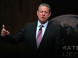 Al Gore, durante su conferencia sobre cambio climático, hizo reflexiones acerca de los efectos que ya resiente el planeta. EL UNIVERSAL  /