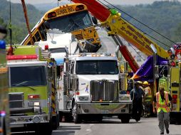 En el accidente murieron una estudiante de secundaria y el conductor del vehículo todo terreno. EFE  /