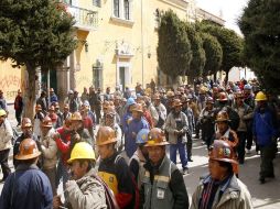 En medio del conflicto minero en la región sureña de Potosí, Bolivia festeja este año su aniversario de independencia. EFE  /
