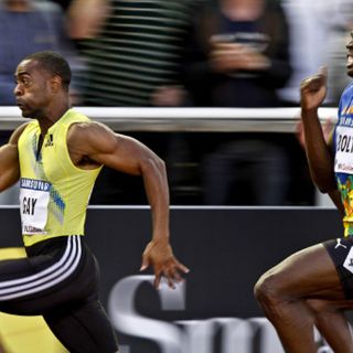 Tyson Gay vence a Bolt