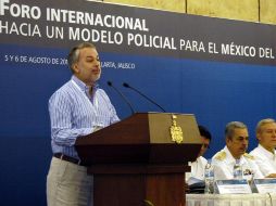 El gobernador del Estado, Emilio González Márquez pidió que las conclusiones se conviertan en acciones. NTX  /