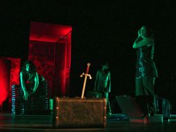 Escena de la obra La Nueva Alejandría, bajo la dirección de Lydia Margules. E. PACHECO  /