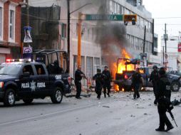 En julio, un coche-bomba explotó en Ciudad Juárez, dejando saldo rojo de cuatro muertos. AFP  /