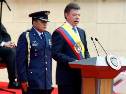 Juan Manuel Santos juró este sábado como nuevo  presidente de Colombia. REUTERS  /