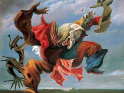 En la imagen, ''El ángel del Hogar'' pintura de Max Ernst . ESPECIAL  /