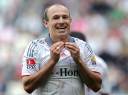 Arjen Robben es el jugador del año de Alemania. EFE  /