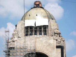 Monumeto a la Revolución Mexicana continúa en remodelación. ELUNIVERSAL  /