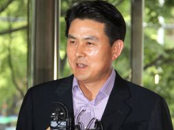 El nuevo primer ministro de Corea del Sur, Kim Tae-Ho habla con la presna luego de su nombramiento. AFP  /