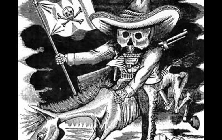 Los grabados de Posada sirvieron para mostrar su crítica sobre la gesta revolucionaria. ESPECIAL  /