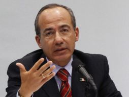 Felipe Calderón invitó a los dirigentes de los partidos políticos a exponer de manera abierta sus propuestas sobre seguridad. AP  /