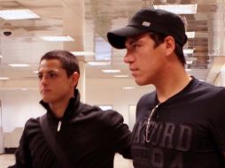 Javier Hernández y Héctor Moreno llegan a la ciudad de México para incorporarse a la Selección nacional. EL UNIVERSAL  /