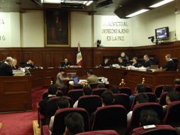 Siete opiniones de 11 posibles fueron expresadas en la SCJN sobre validar en todo el país las bodas entre personas del mismo género.NTX  /