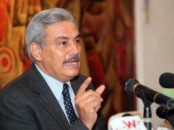 El ex gobernador jalisciense, actual senador, Alberto Cárdenas, es otro opositor al libre comercio de enervantes. NTX  /