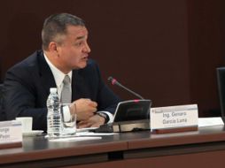 Genaro García Luna habló durante el cuarto día del ‘‘Diálogo por la Seguridad, Evaluación y Fortalecimiento’’. NTX  /