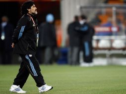 Diego Armando Maradona analiza nuevas ofertas de trabajo. JAMMEDIA  /
